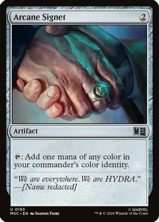 Arcane Signet (0193) (MSC-193) - Commander: Marvel Super Heroes-1