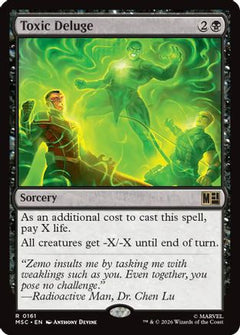 Toxic Deluge (Surge Foil) (MSC-161) - Commander: Marvel Super Heroes Foil-1