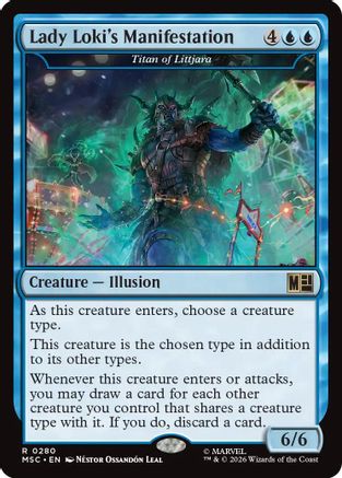 Lady Loki's Manifestation - Titan of Littjara (MSC-280) - Commander: Marvel Super Heroes-1
