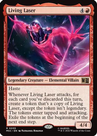Living Laser (MSC-055) - Commander: Marvel Super Heroes-1