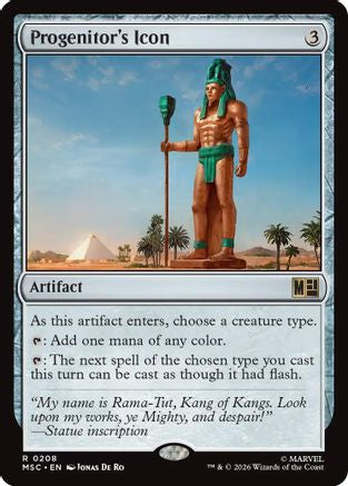 Progenitor's Icon (Surge Foil) (MSC-208) - Commander: Marvel Super Heroes Foil-1