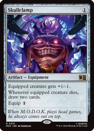 Skullclamp (Surge Foil) (MSC-210) - Commander: Marvel Super Heroes Foil-1