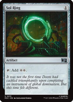 Sol Ring (0213) (Surge Foil) (MSC-213) - Commander: Marvel Super Heroes Foil-1