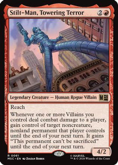 Stilt-Man, Towering Terror (Surge Foil) (MSC-061) - Commander: Marvel Super Heroes Foil-1