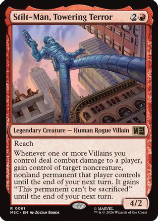 Stilt-Man, Towering Terror (Surge Foil) (MSC-061) - Commander: Marvel Super Heroes Foil-1