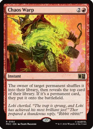 Chaos Warp (MSC-164) - Commander: Marvel Super Heroes-1