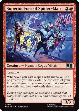 Superior Foes of Spider-Man (Surge Foil) (MSC-167) - Commander: Marvel Super Heroes Foil-1