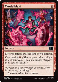 Vandalblast (Surge Foil) (MSC-168) - Commander: Marvel Super Heroes Foil-1