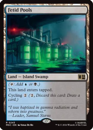 Fetid Pools (MSC-243) - Commander: Marvel Super Heroes-1
