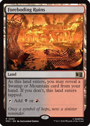 Foreboding Ruins (MSC-244) - Commander: Marvel Super Heroes-1