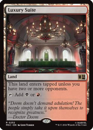 Luxury Suite (Surge Foil) (MSC-252) - Commander: Marvel Super Heroes Foil-1