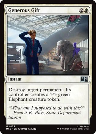 Generous Gift (MSC-133) - Commander: Marvel Super Heroes-1