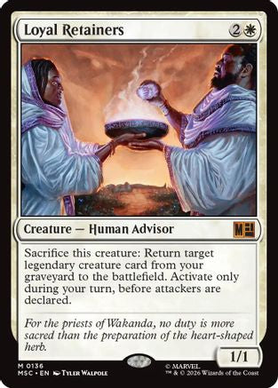 Loyal Retainers (MSC-136) - Commander: Marvel Super Heroes-1