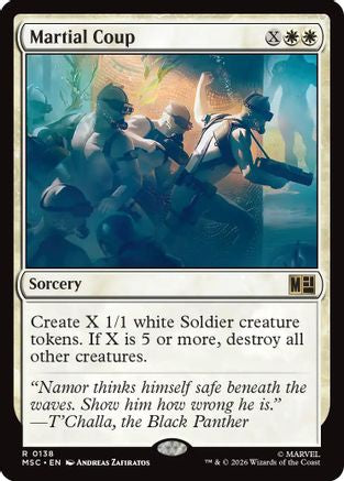 Martial Coup (MSC-138) - Commander: Marvel Super Heroes-1