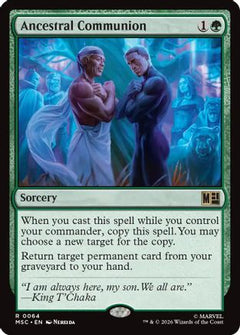 Ancestral Communion (MSC-064) - Commander: Marvel Super Heroes-1