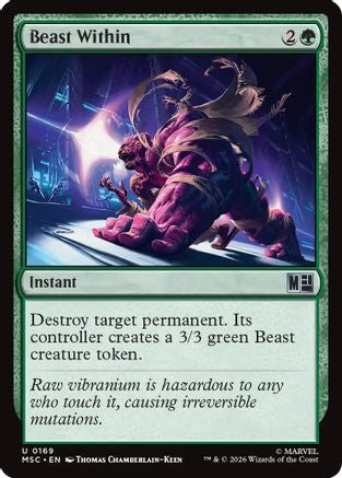 Beast Within (MSC-169) - Commander: Marvel Super Heroes-1