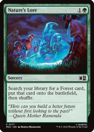 Nature's Lore (MSC-177) - Commander: Marvel Super Heroes-1