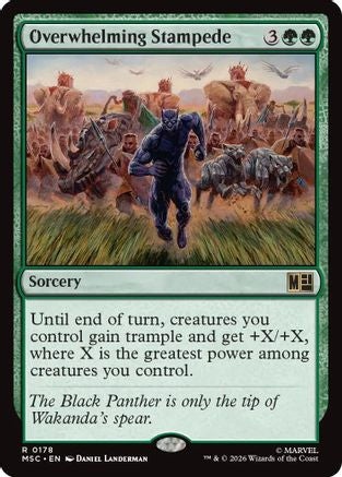 Overwhelming Stampede (MSC-178) - Commander: Marvel Super Heroes-1