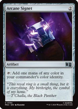 Arcane Signet (0194) (MSC-194) - Commander: Marvel Super Heroes-1