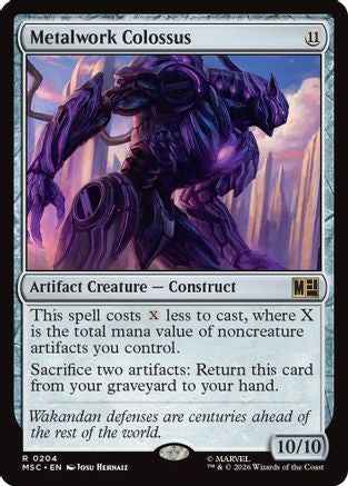 Metalwork Colossus (MSC-204) - Commander: Marvel Super Heroes-1