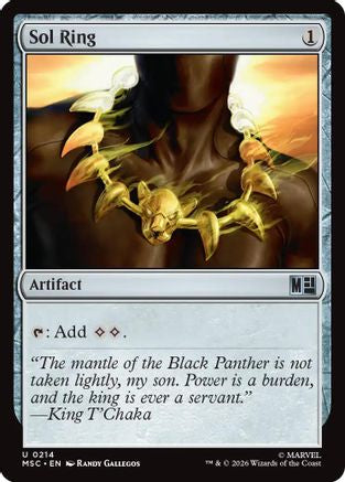 Sol Ring (0214) (MSC-214) - Commander: Marvel Super Heroes-1