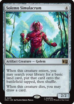 Solemn Simulacrum (MSC-215) - Commander: Marvel Super Heroes-1
