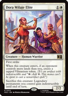 Dora Milaje Elite (Surge Foil) (MSC-012) - Commander: Marvel Super Heroes Foil-1
