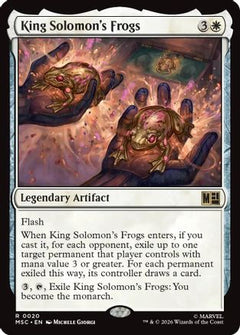 King Solomon's Frogs (Surge Foil) (MSC-020) - Commander: Marvel Super Heroes Foil-1