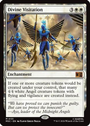 Divine Visitation (Surge Foil) (MSC-131) - Commander: Marvel Super Heroes Foil-1