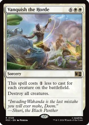 Vanquish the Horde (Surge Foil) (MSC-146) - Commander: Marvel Super Heroes Foil-1