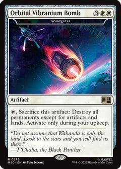 Orbital Vibranium Bomb - Scourglass (Surge Foil) (MSC-276) - Commander: Marvel Super Heroes Foil-1