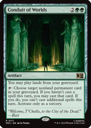 Conduit of Worlds (Surge Foil) (MSC-171) - Commander: Marvel Super Heroes Foil-1
