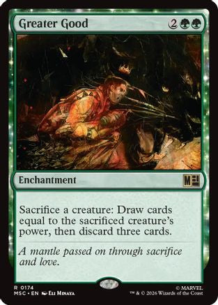 Greater Good (Surge Foil) (MSC-174) - Commander: Marvel Super Heroes Foil-1