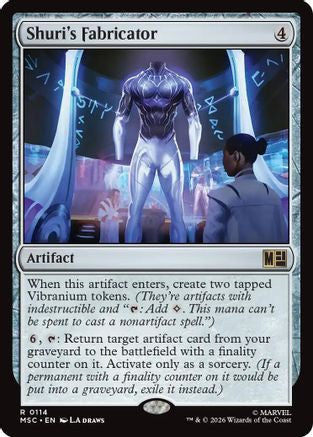 Shuri's Fabricator (Surge Foil) (MSC-114) - Commander: Marvel Super Heroes Foil-1