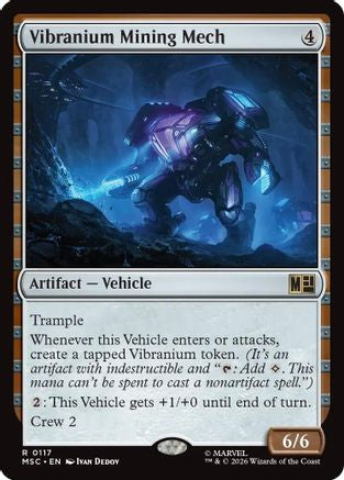 Vibranium Mining Mech (Surge Foil) (MSC-117) - Commander: Marvel Super Heroes Foil-1