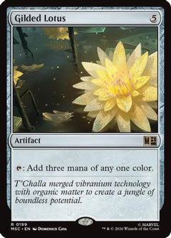 Gilded Lotus (Surge Foil) (MSC-199) - Commander: Marvel Super Heroes Foil-1