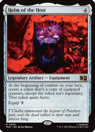 Helm of the Host (Surge Foil) (MSC-200) - Commander: Marvel Super Heroes Foil-1
