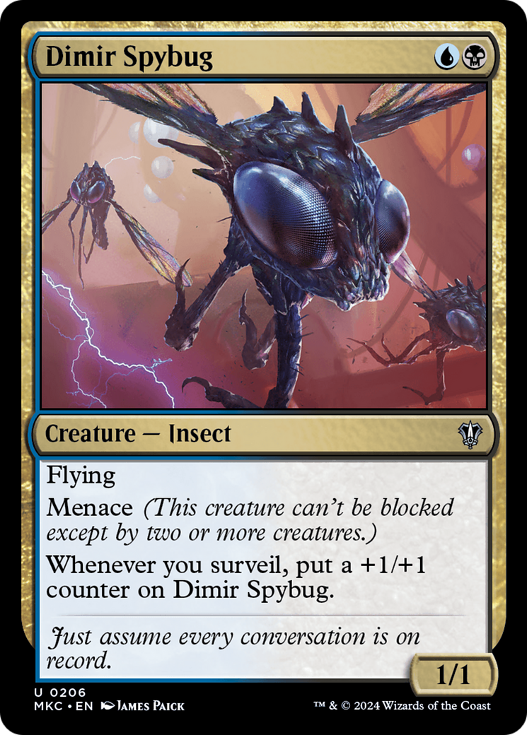 Dimir Spybug [Murders at Karlov Manor Commander]-1