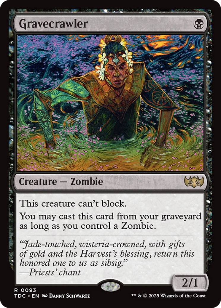 Gravecrawler [Tarkir: Dragonstorm Commander]-1