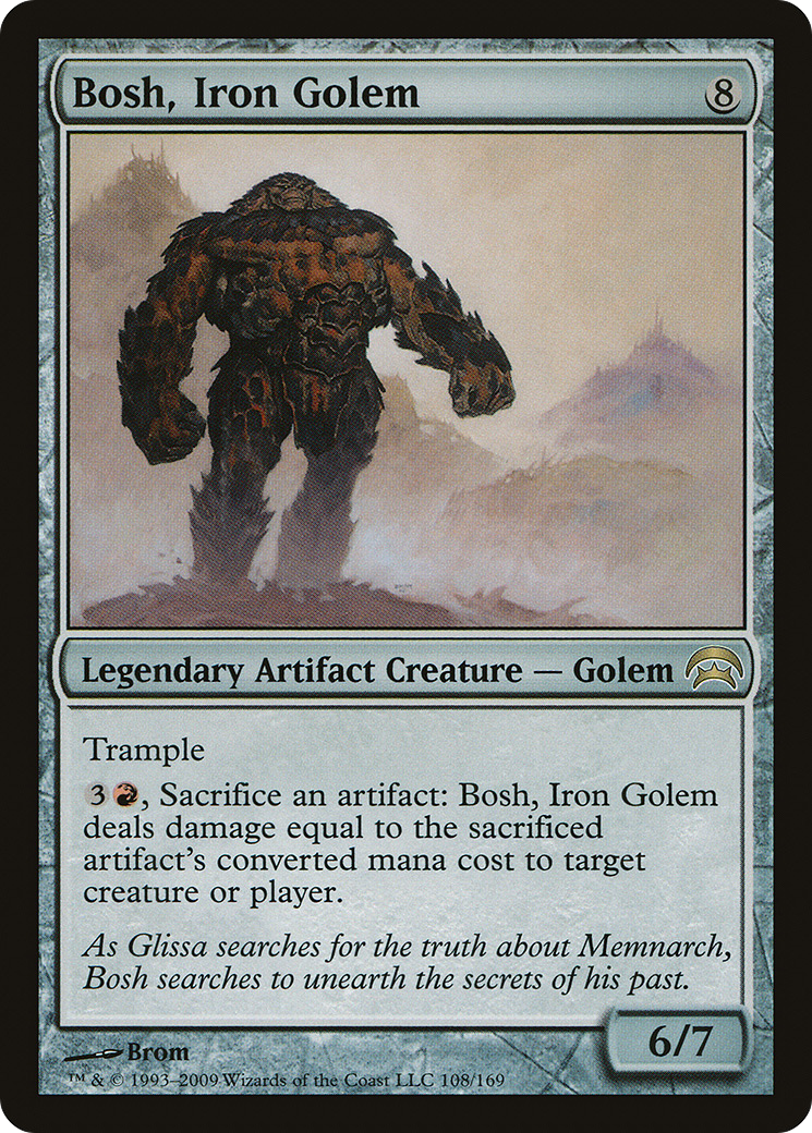 Bosh, Iron Golem [Planechase]-1