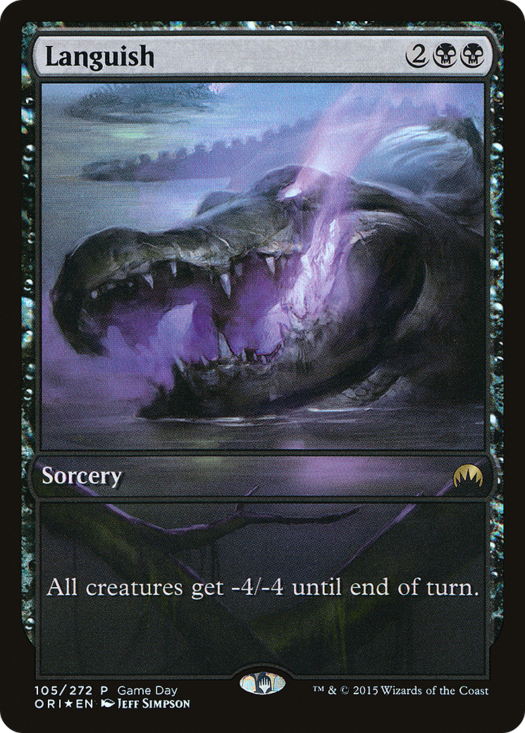 Languish (Game Day) (Full Art) [Magic Origins Promos]-1