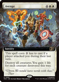 Avenge (Extended Art) (MSC-295) - Commander: Marvel Super Heroes-1