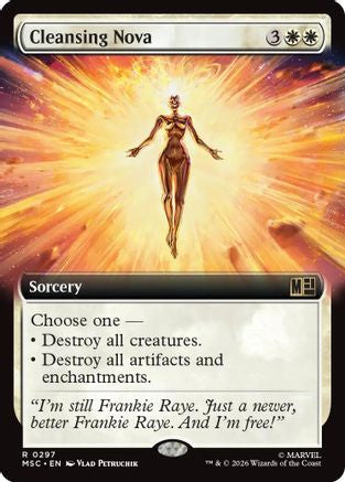 Cleansing Nova (Extended Art) (MSC-297) - Commander: Marvel Super Heroes-1