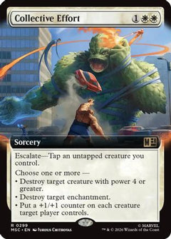 Collective Effort (Extended Art) (MSC-299) - Commander: Marvel Super Heroes-1