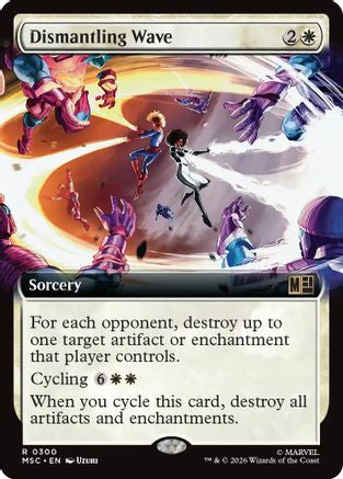 Dismantling Wave (Extended Art) (MSC-300) - Commander: Marvel Super Heroes Foil-1