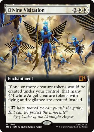 Divine Visitation (Extended Art) (MSC-301) - Commander: Marvel Super Heroes Foil-1