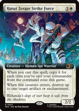 Hatut Zeraze Strike Force (Extended Art) (MSC-307) - Commander: Marvel Super Heroes Foil-1
