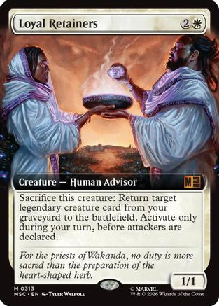 Loyal Retainers (Extended Art) (MSC-313) - Commander: Marvel Super Heroes-1