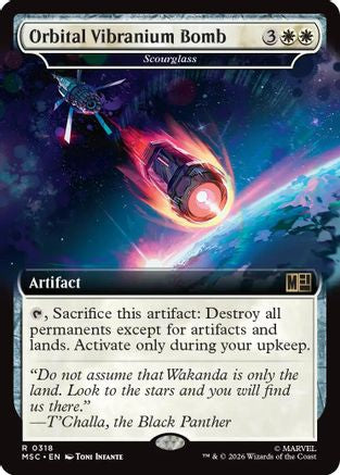 Orbital Vibranium Bomb - Scourglass (Extended Art) (MSC-318) - Commander: Marvel Super Heroes-1