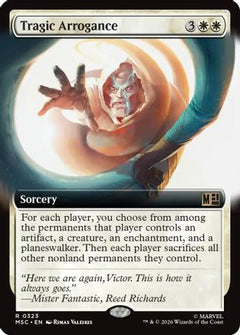 Tragic Arrogance (Extended Art) (MSC-323) - Commander: Marvel Super Heroes Foil-1
